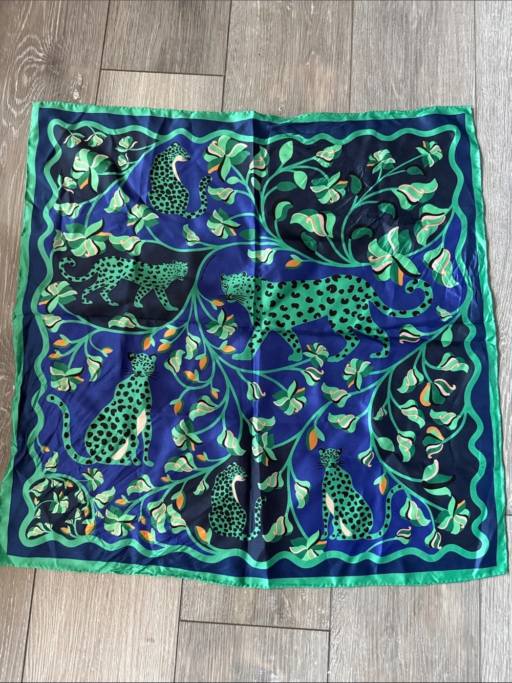 Jessie Zhao Double-sided Silk Scarf